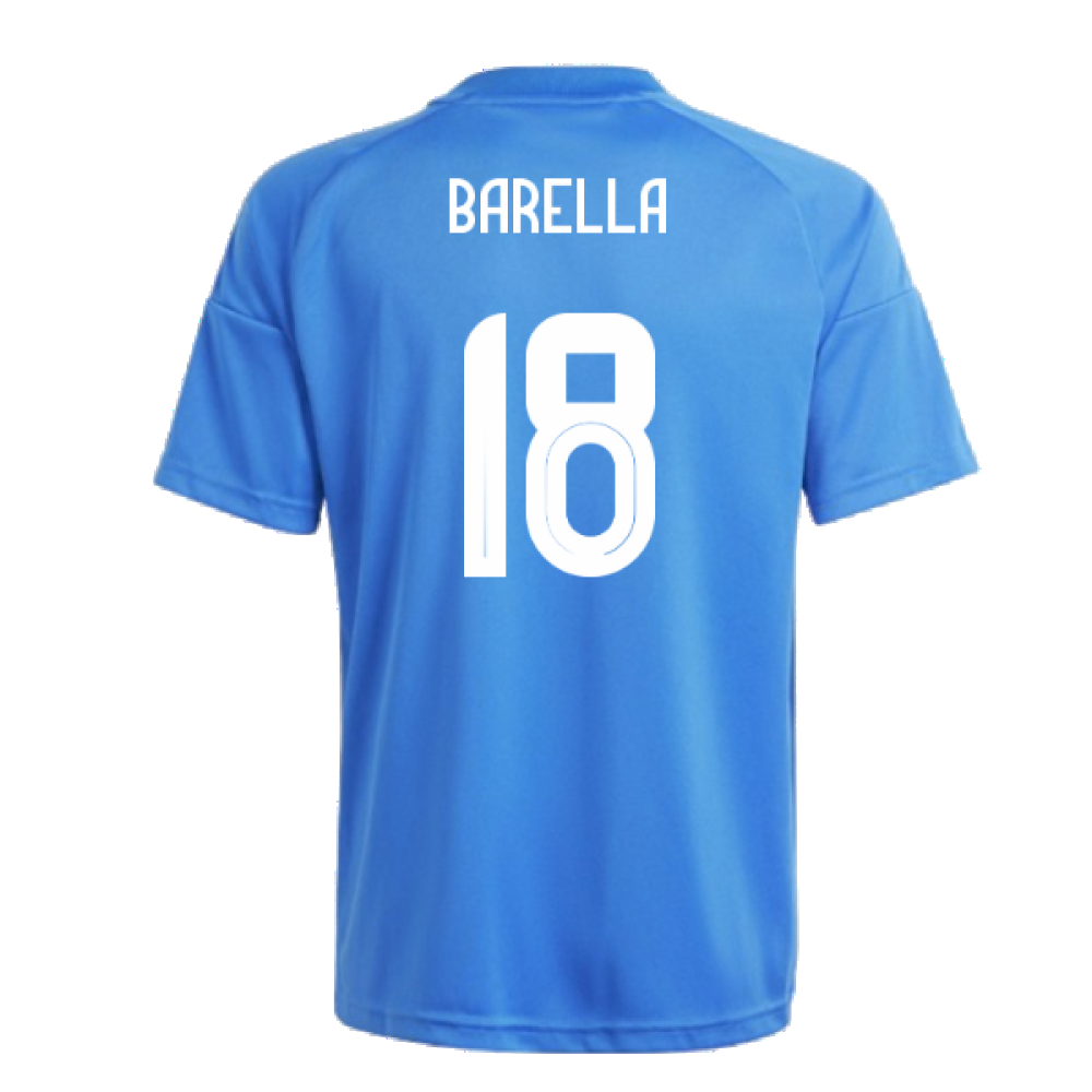 2024-2025 Italy Home Fan Jersey (Kids) (BARELLA 18)