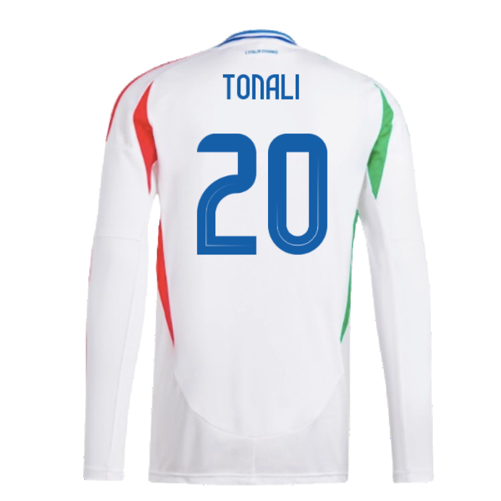 2024-2025 Italy Long Sleeve Away Shirt (TONALI 20)