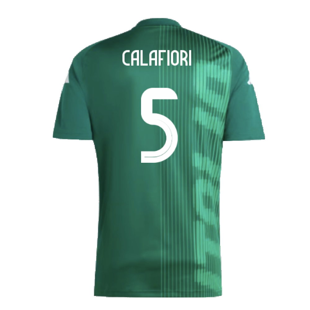 2024-2025 Italy Pre-Match Shirt (Green) (CALAFIORI 5)