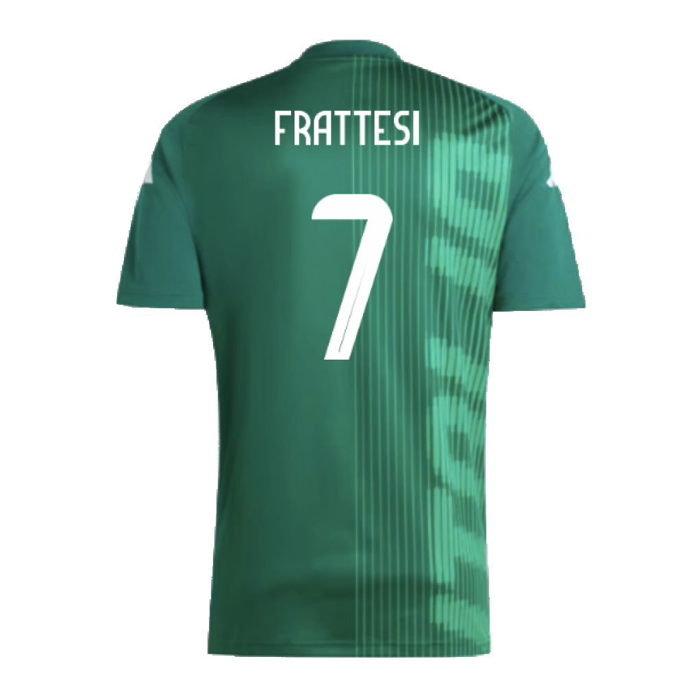 2024-2025 Italy Pre-Match Shirt (Green) (FRATTESI 7)