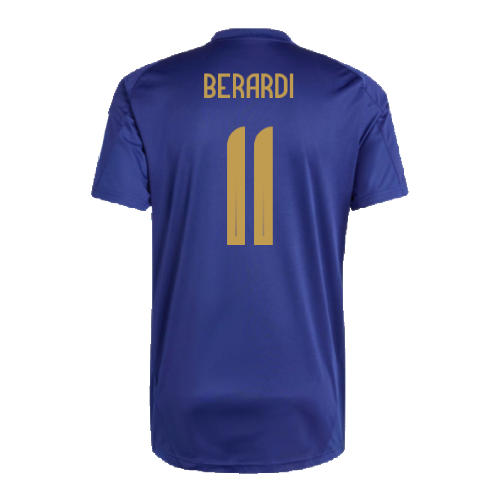 2024-2025 Italy Training Jersey (Navy) (BERARDI 11)