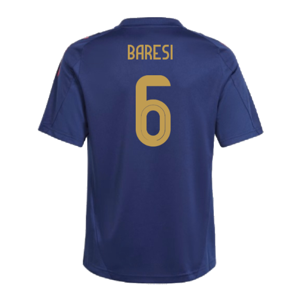 2024-2025 Italy Training Jersey (Navy) - Kids (BARESI 6)