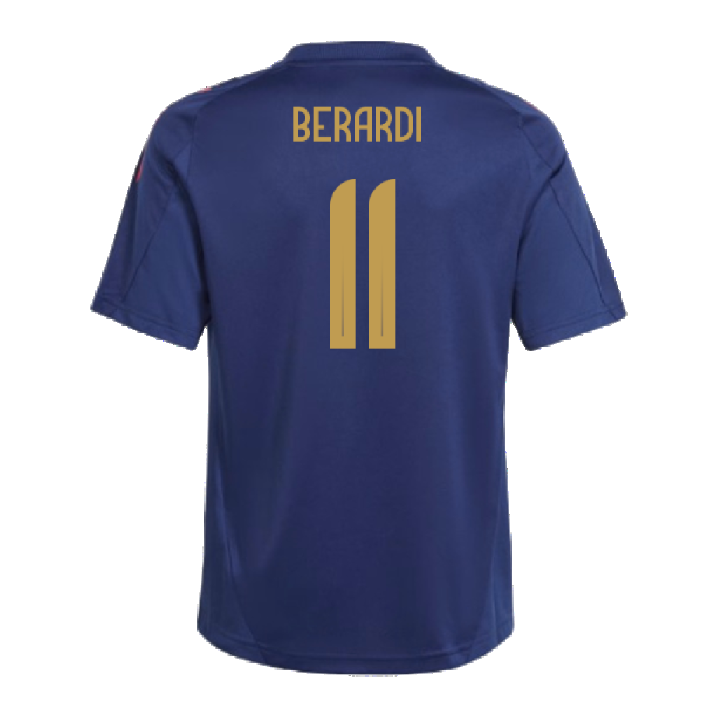 2024-2025 Italy Training Jersey (Navy) - Kids (BERARDI 11)