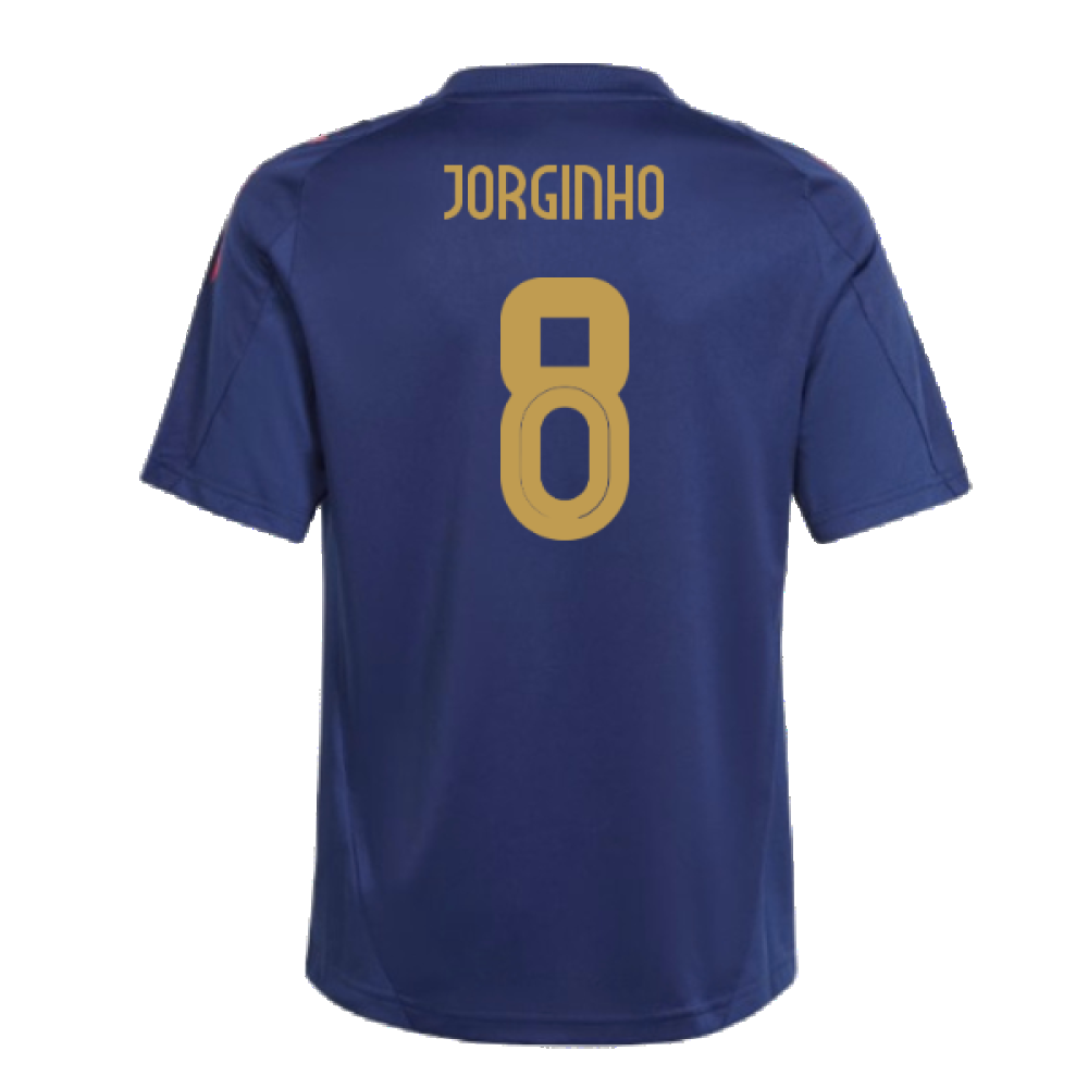 2024-2025 Italy Training Jersey (Navy) - Kids (JORGINHO 8)