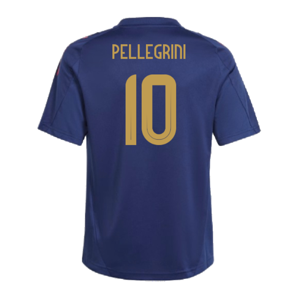 2024-2025 Italy Training Jersey (Navy) - Kids (PELLEGRINI 10)