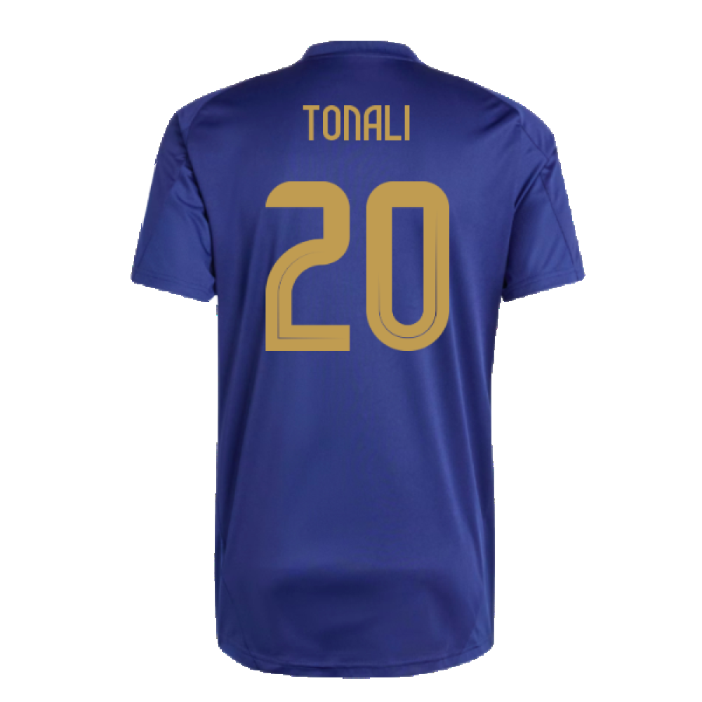 2024-2025 Italy Training Jersey (Navy) (TONALI 20)