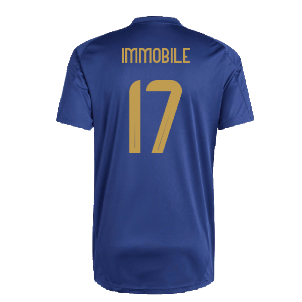 2024-2025 Italy Training Tee (Navy) (IMMOBILE 17)