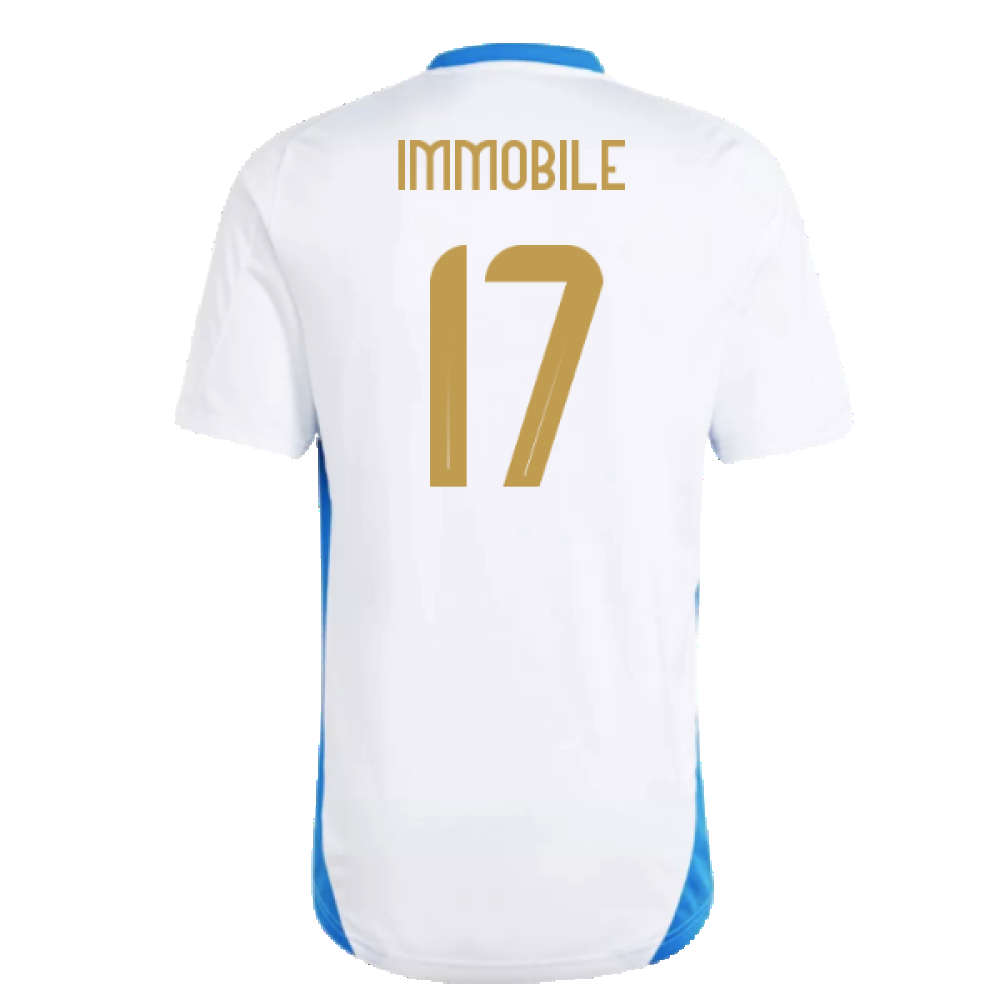 2024-2025 Italy Training Tee (White) (IMMOBILE 17)