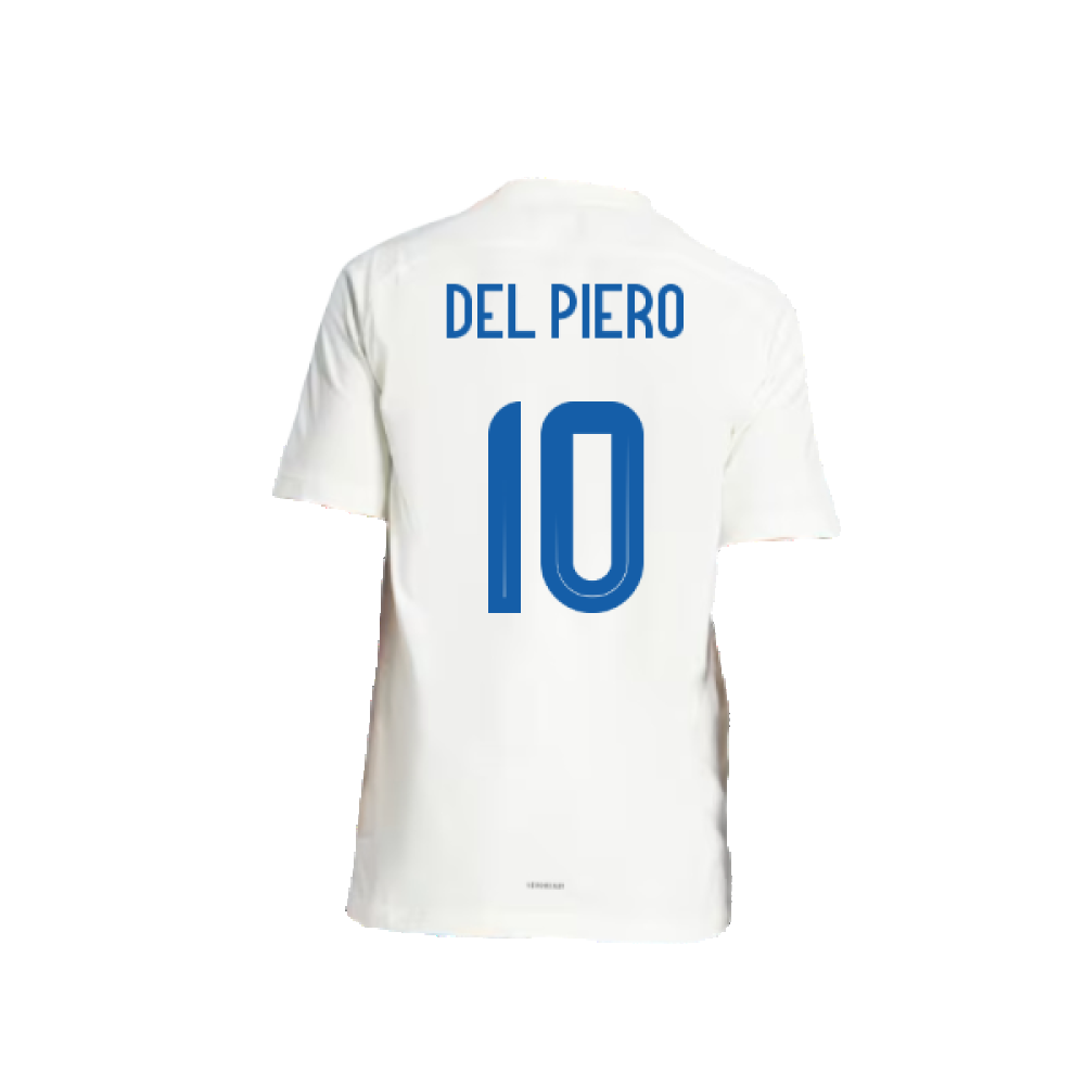 2024-2025 Italy Travel Tee (Off White) (DEL PIERO 10)