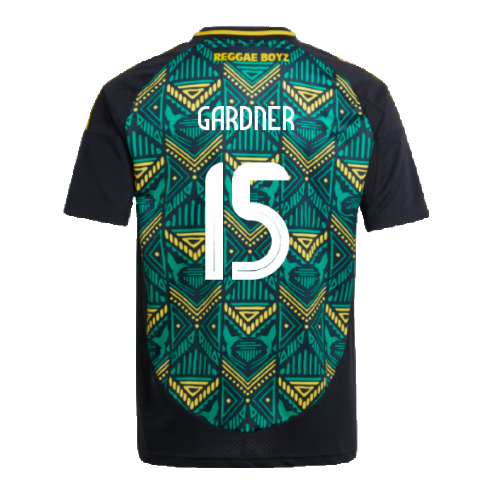 2024-2025 Jamaica Away Shirt (Kids) (Gardner 15)