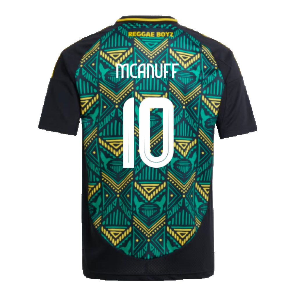 2024-2025 Jamaica Away Shirt (Kids) (McAnuff 10)