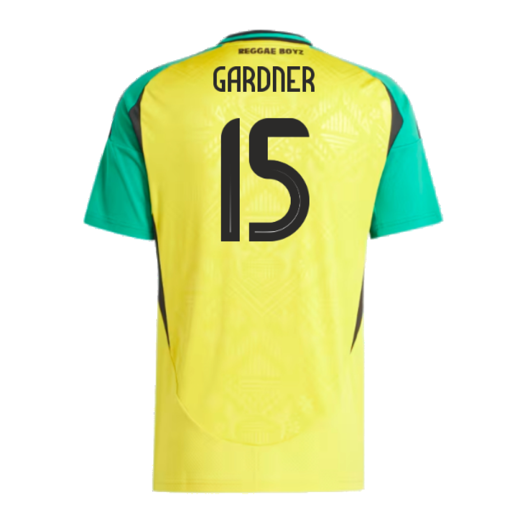 2024-2025 Jamaica Home Shirt (Gardner 15)