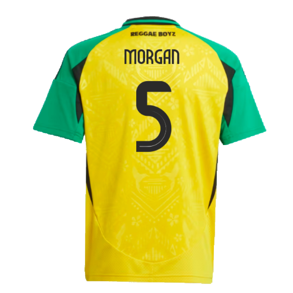 2024-2025 Jamaica Home Shirt (Kids) (Morgan 5)