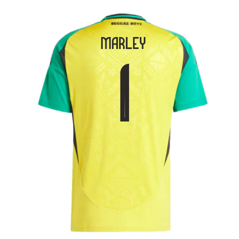 2024-2025 Jamaica Home Shirt (Womens) (Marley 1)