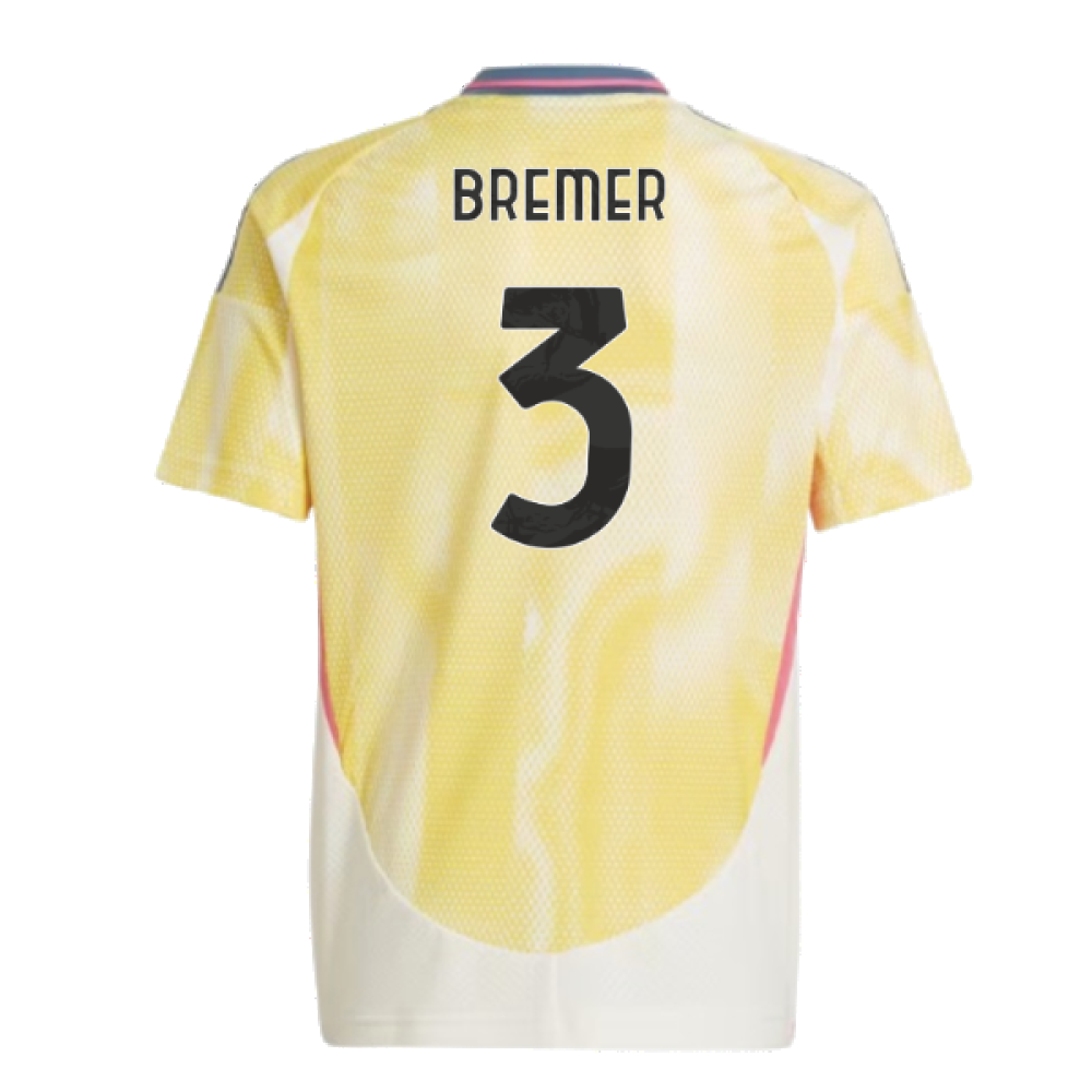 2024-2025 Juventus Away Shirt (Kids) (Bremer 3)