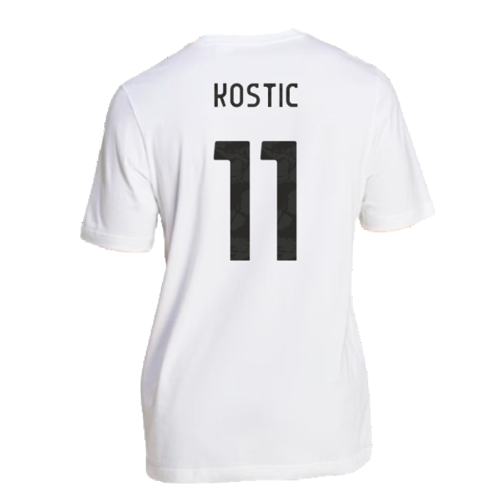 2024-2025 Juventus DNA Graphic Tee (White) (Kostic 11)