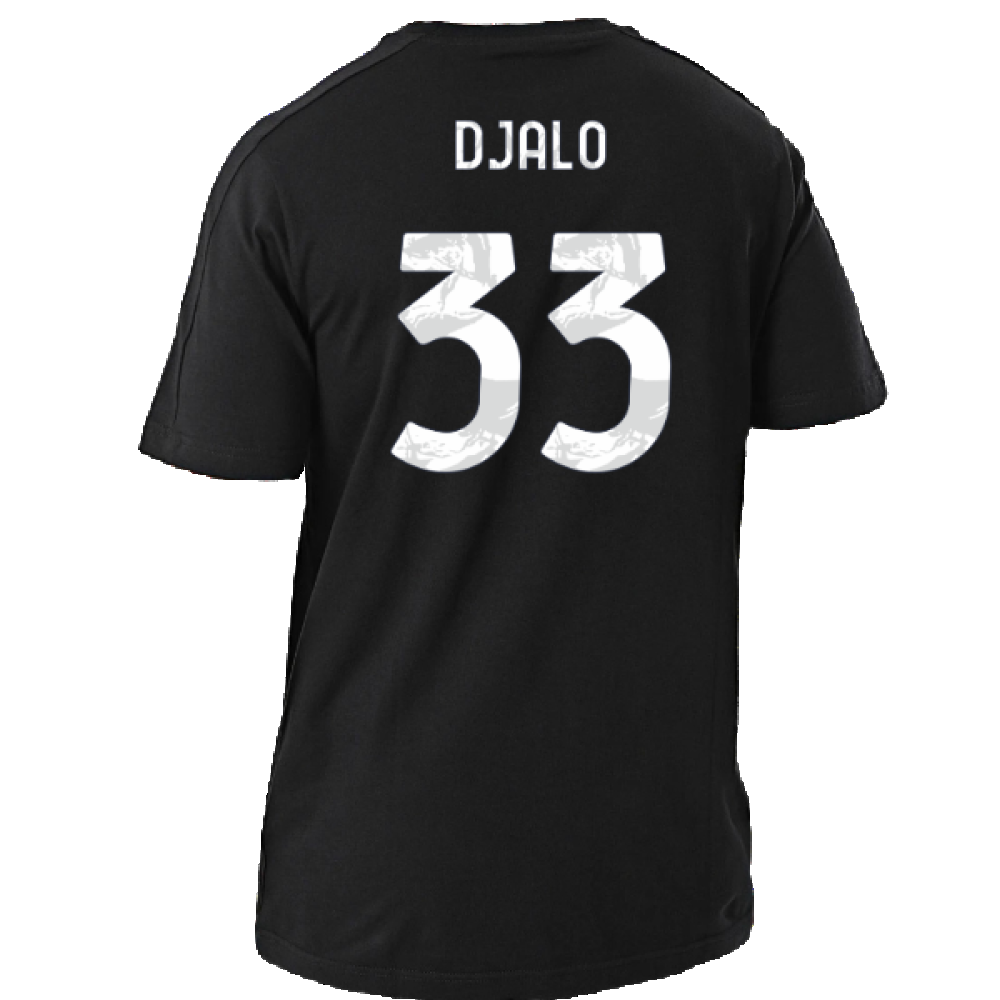 2024-2025 Juventus DNA Tee (Black) (Djalo 33)