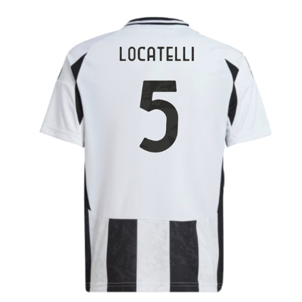 2024-2025 Juventus Home Mini Kit (Locatelli 5)