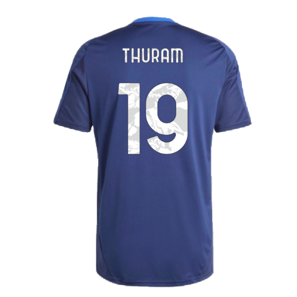 2024-2025 Juventus Training Jersey (Navy) (Thuram 19)