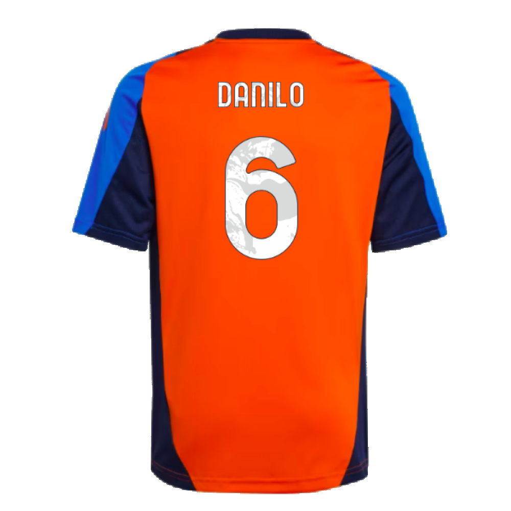 2024-2025 Juventus Training Jersey (Orange) - Kids (Danilo 6)