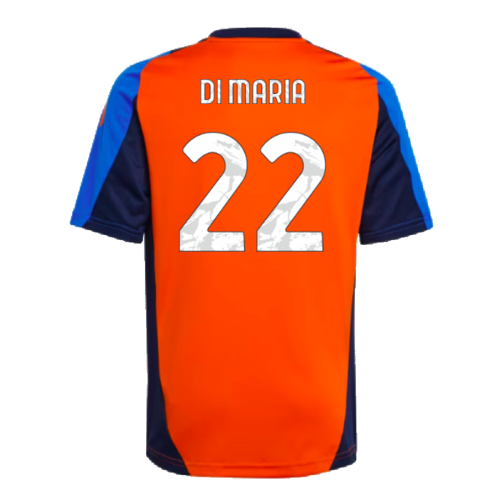 2024-2025 Juventus Training Jersey (Orange) - Kids (Di Maria 22)