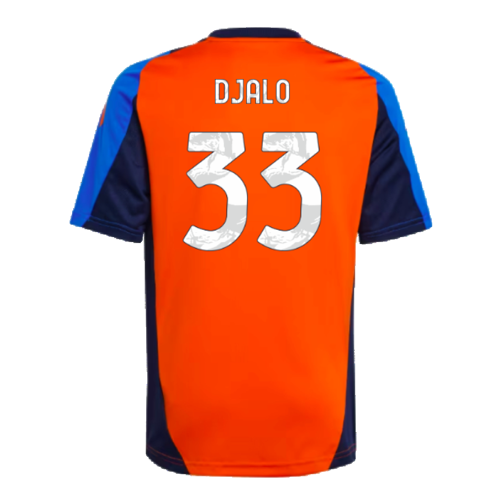 2024-2025 Juventus Training Jersey (Orange) - Kids (Djalo 33)