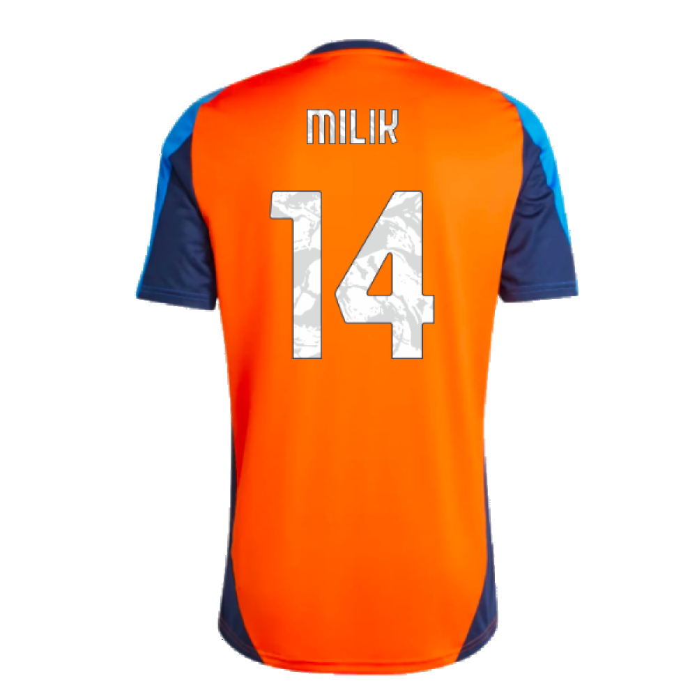2024-2025 Juventus Training Jersey (Orange) (Milik 14)