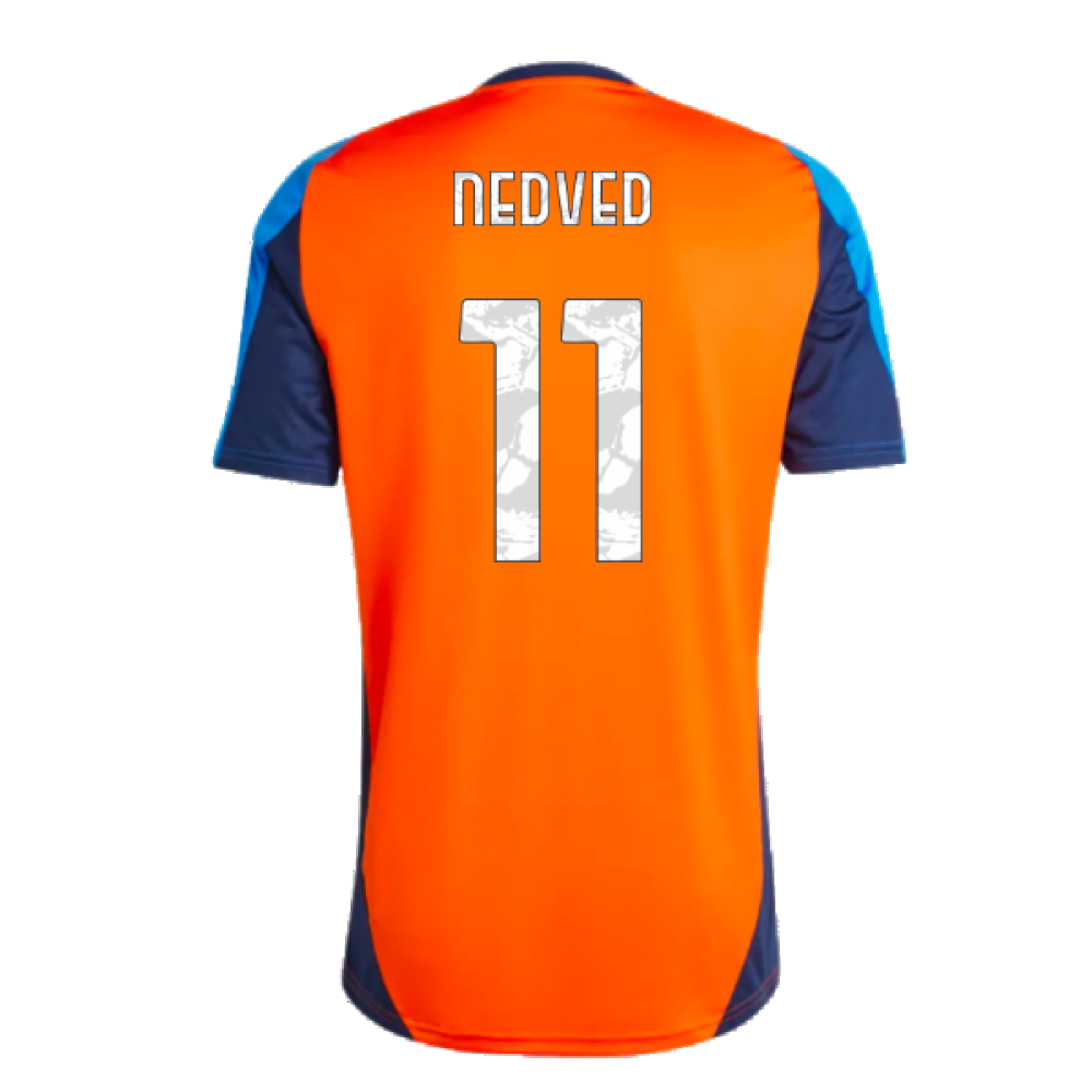 2024-2025 Juventus Training Jersey (Orange) (Nedved 11)