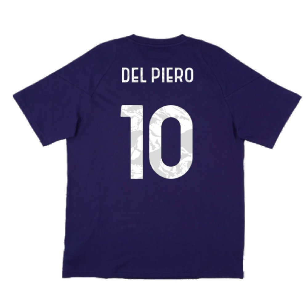 2024-2025 Juventus Training Tee (Navy) (Del Piero 10)