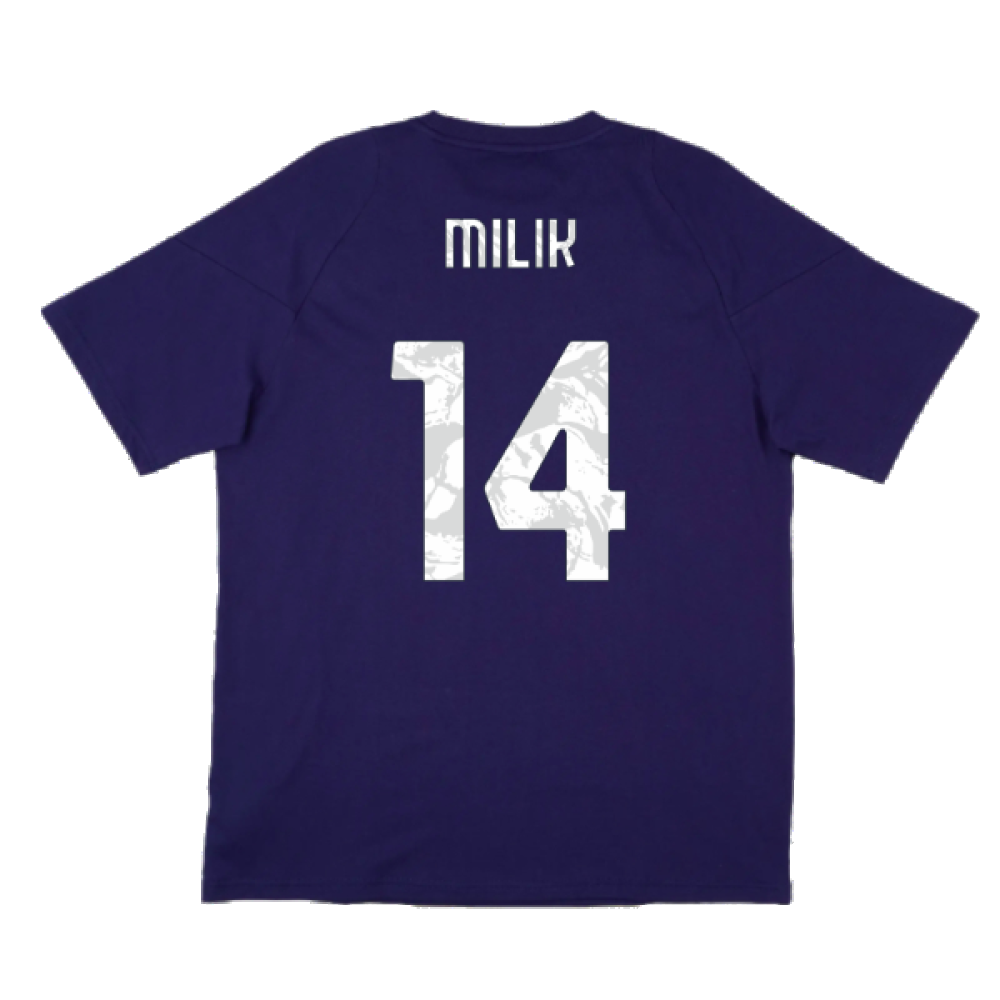2024-2025 Juventus Training Tee (Navy) (Milik 14)