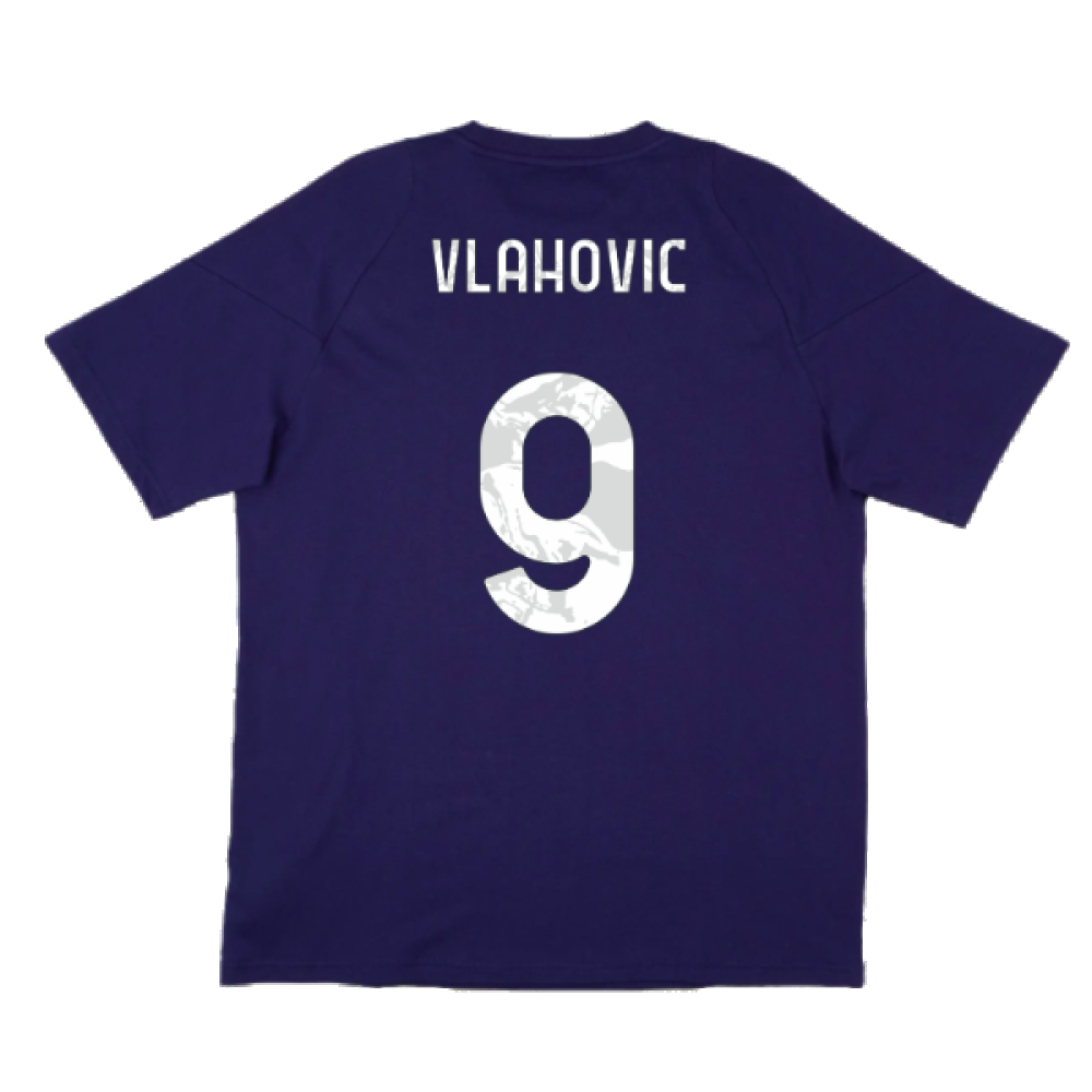 2024-2025 Juventus Training Tee (Navy) (Vlahovic 9)