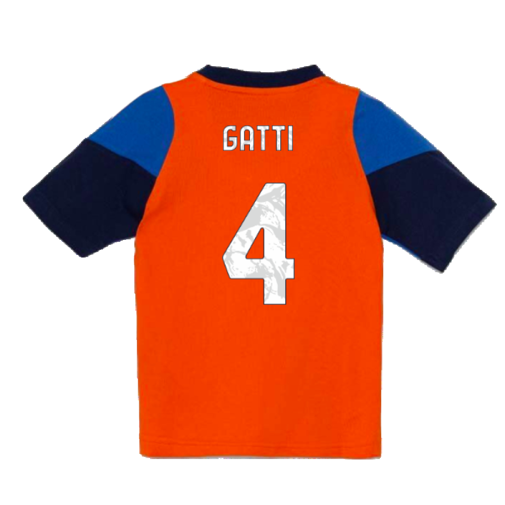 2024-2025 Juventus Training Tee (Orange) - Kids (Gatti 4)