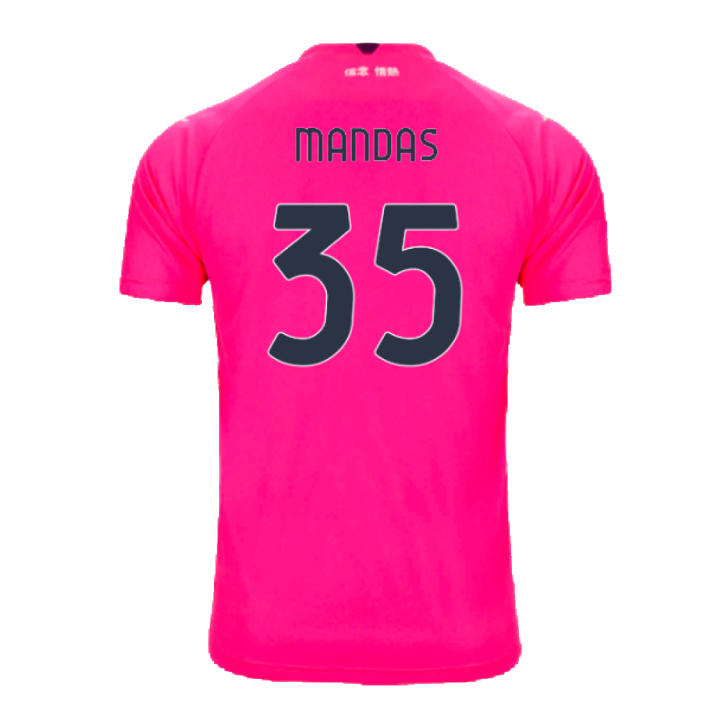 2024-2025 Lazio Away Goalkeeper Shirt (Pink) (Mandas 35)