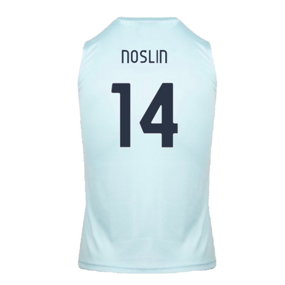 2024-2025 Lazio Graphic Sleeveless Training Shirt (Ice Blue) (Noslin 14)