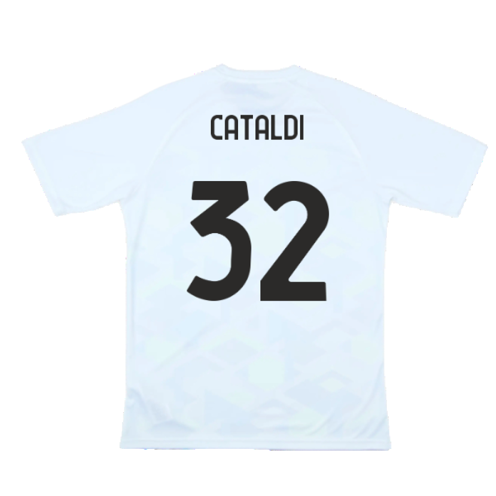 2024-2025 Lazio Pre-Match Jersey (White) (Cataldi 32)