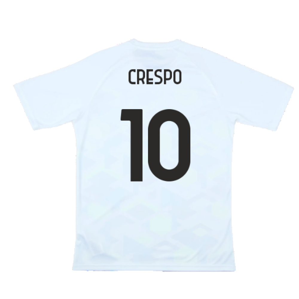 2024-2025 Lazio Pre-Match Jersey (White) (Crespo 10)