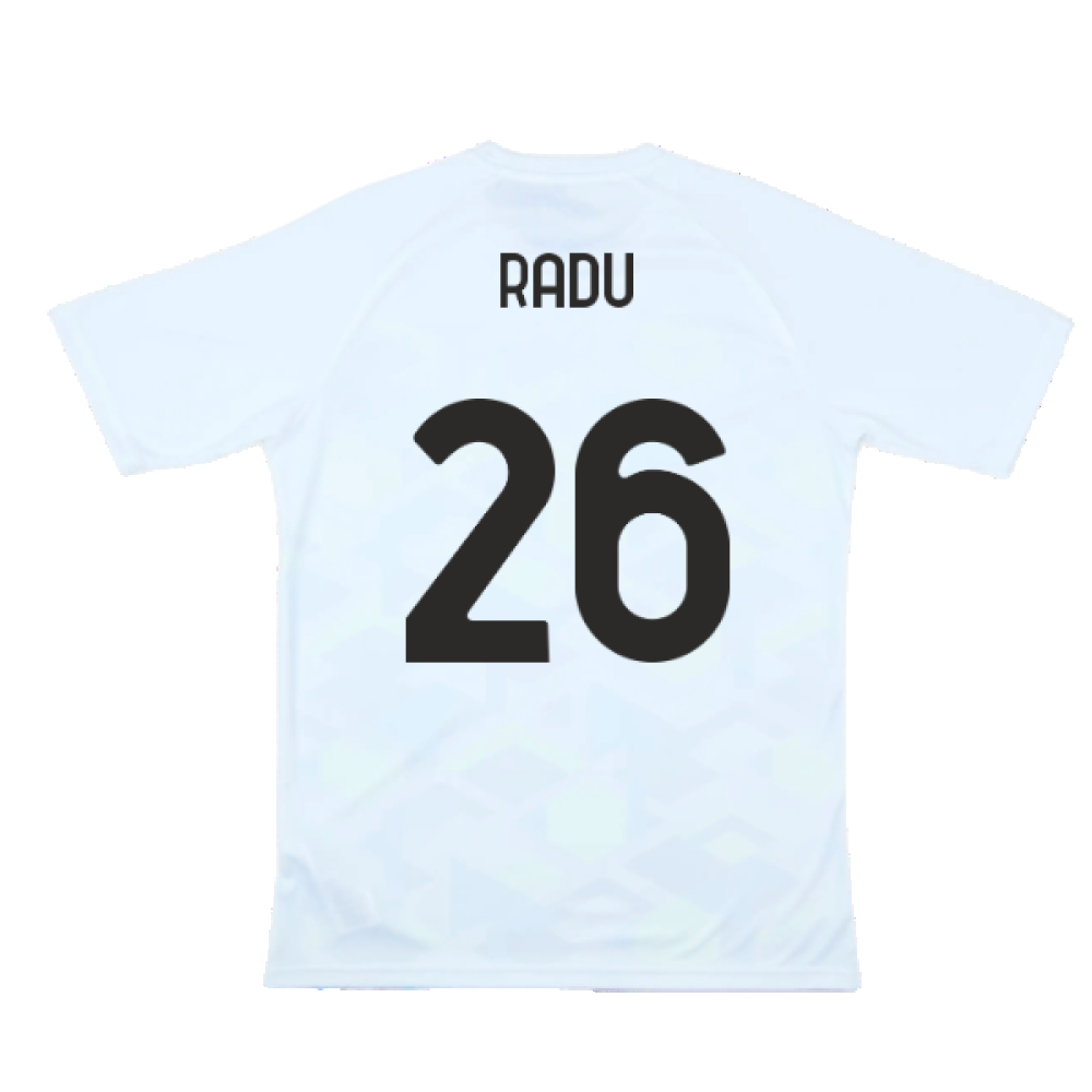 2024-2025 Lazio Pre-Match Jersey (White) (Radu 26)