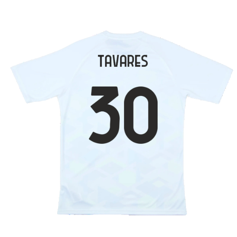 2024-2025 Lazio Pre-Match Jersey (White) (Tavares 30)