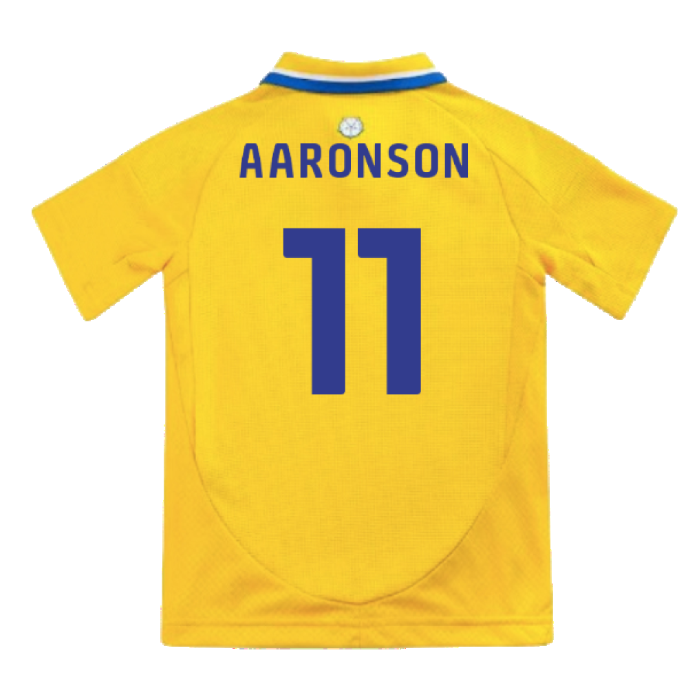 2024-2025 Leeds United Away Mini Kit (Aaronson 11)