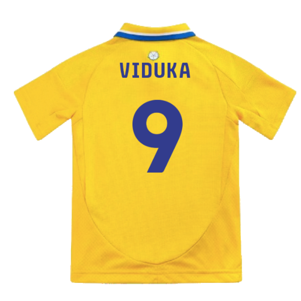 2024-2025 Leeds United Away Mini Kit (Viduka 9)