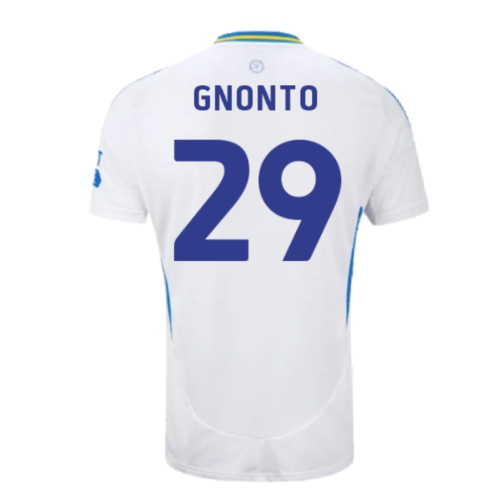 2024-2025 Leeds United Home Shirt (Gnonto 29)