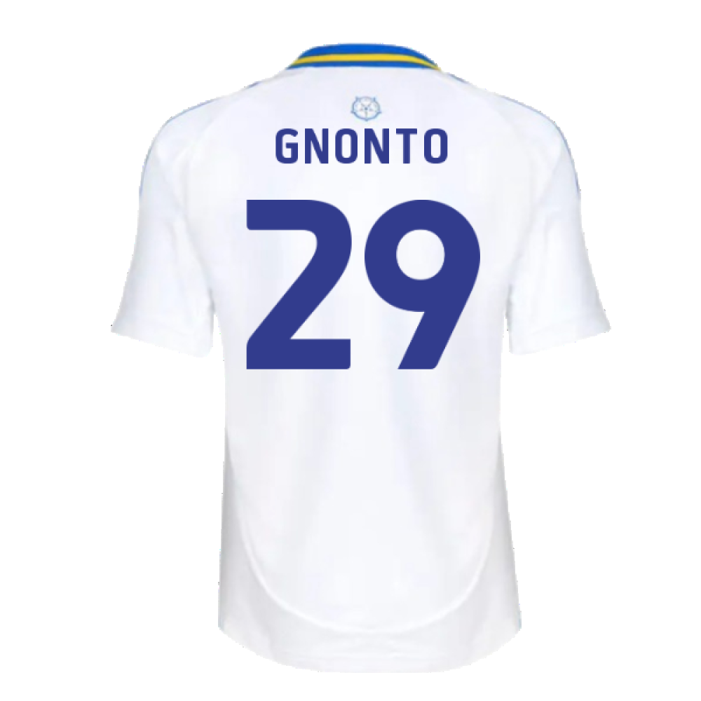 2024-2025 Leeds United Home Shirt (Kids) (Gnonto 29)