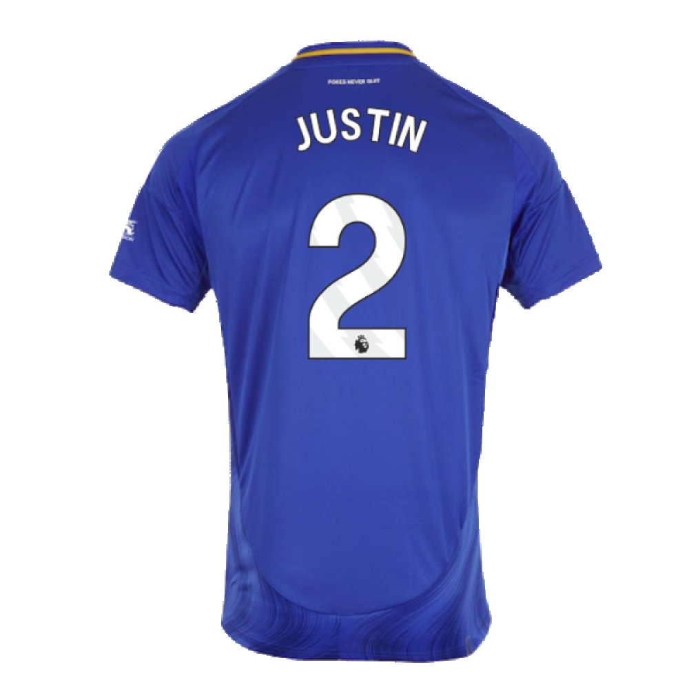 2024-2025 Leicester City Home Shirt (Justin 2)