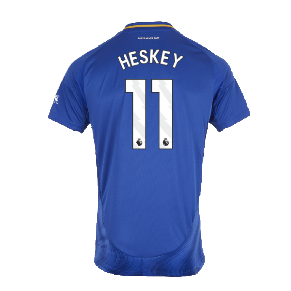 2024-2025 Leicester City Home Shirt (Kids) (Heskey 11)