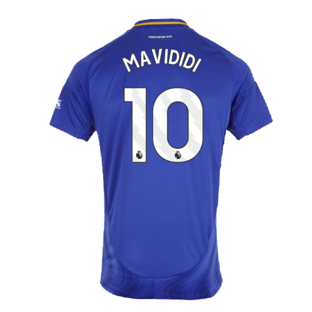 2024-2025 Leicester City Home Shirt (Mavididi 10)