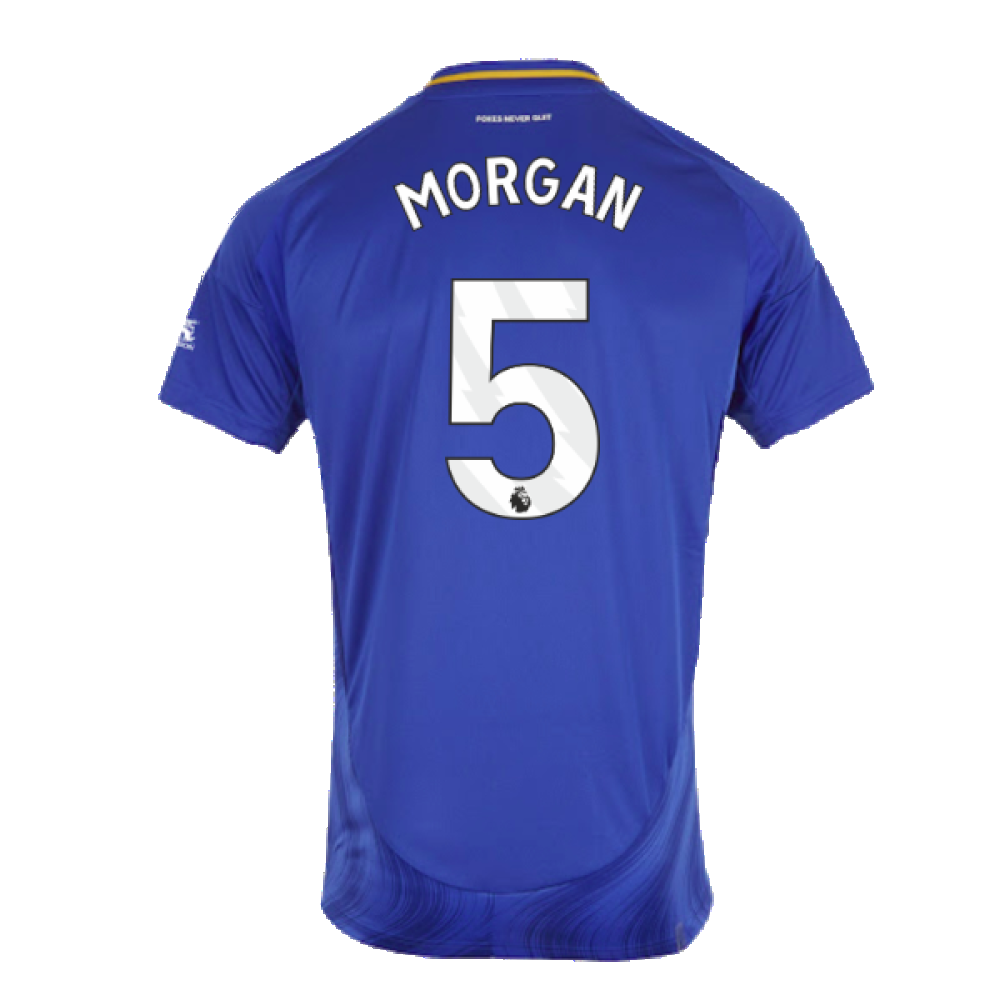 2024-2025 Leicester City Home Shirt (Morgan 5)