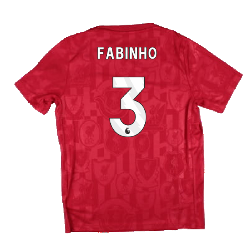 2024-2025 Liverpool Academy Pre-Match Shirt (Red) - Kids (Fabinho 3)