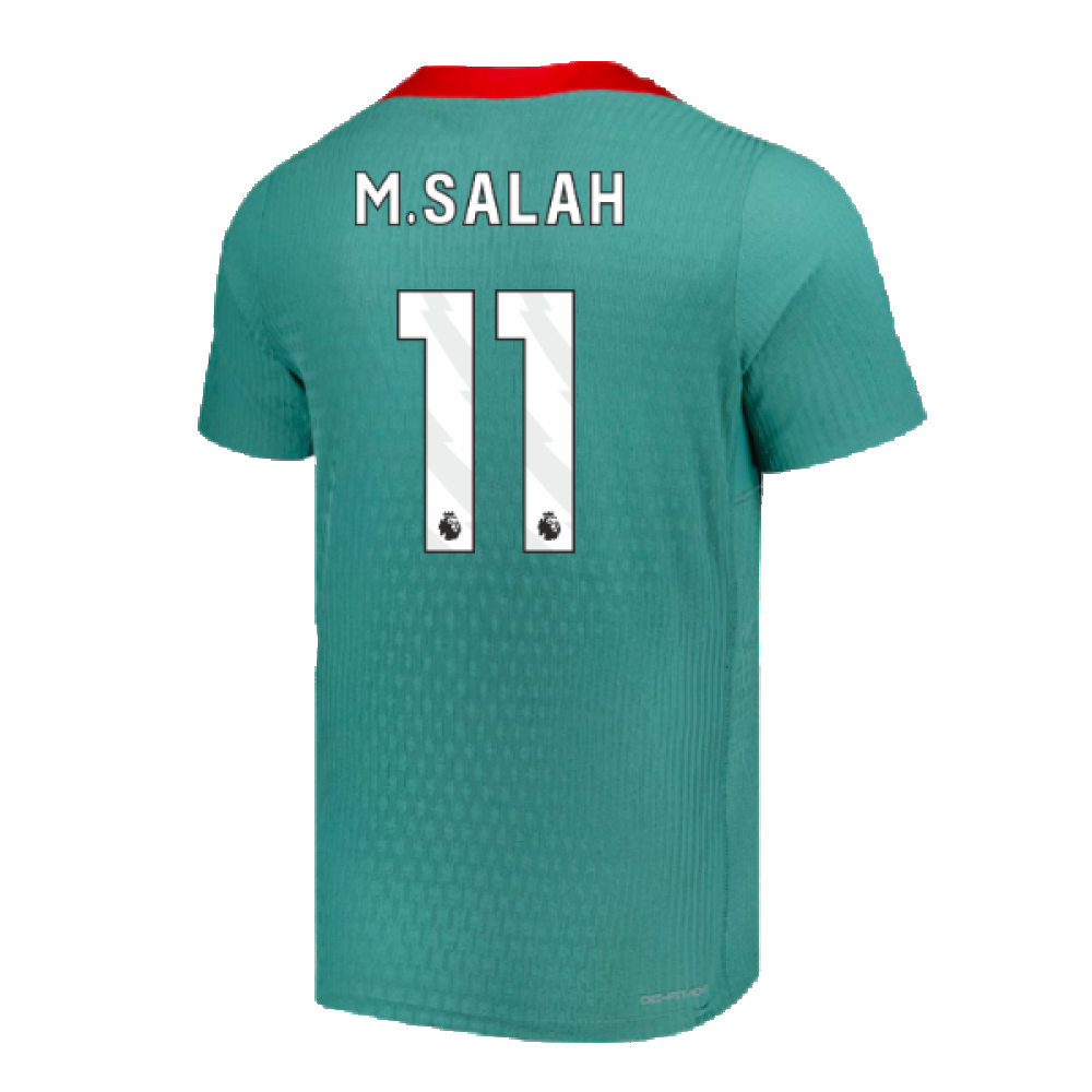 2024-2025 Liverpool Dri-Fit ADV Elite Strike S/S Shirt (Green) (M.Salah 11)