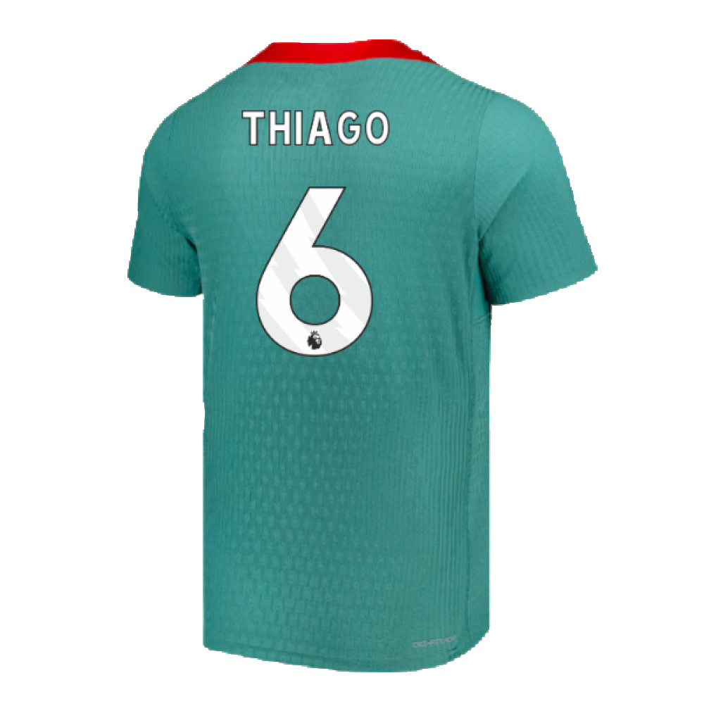 2024-2025 Liverpool Dri-Fit ADV Elite Strike S/S Shirt (Green) (Thiago 6)