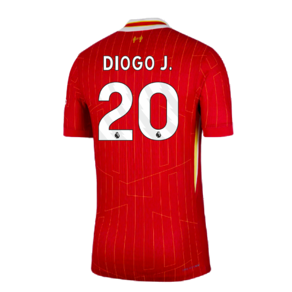 2024-2025 Liverpool Dri-Fit ADV Match Home Shirt (Diogo J. 20)